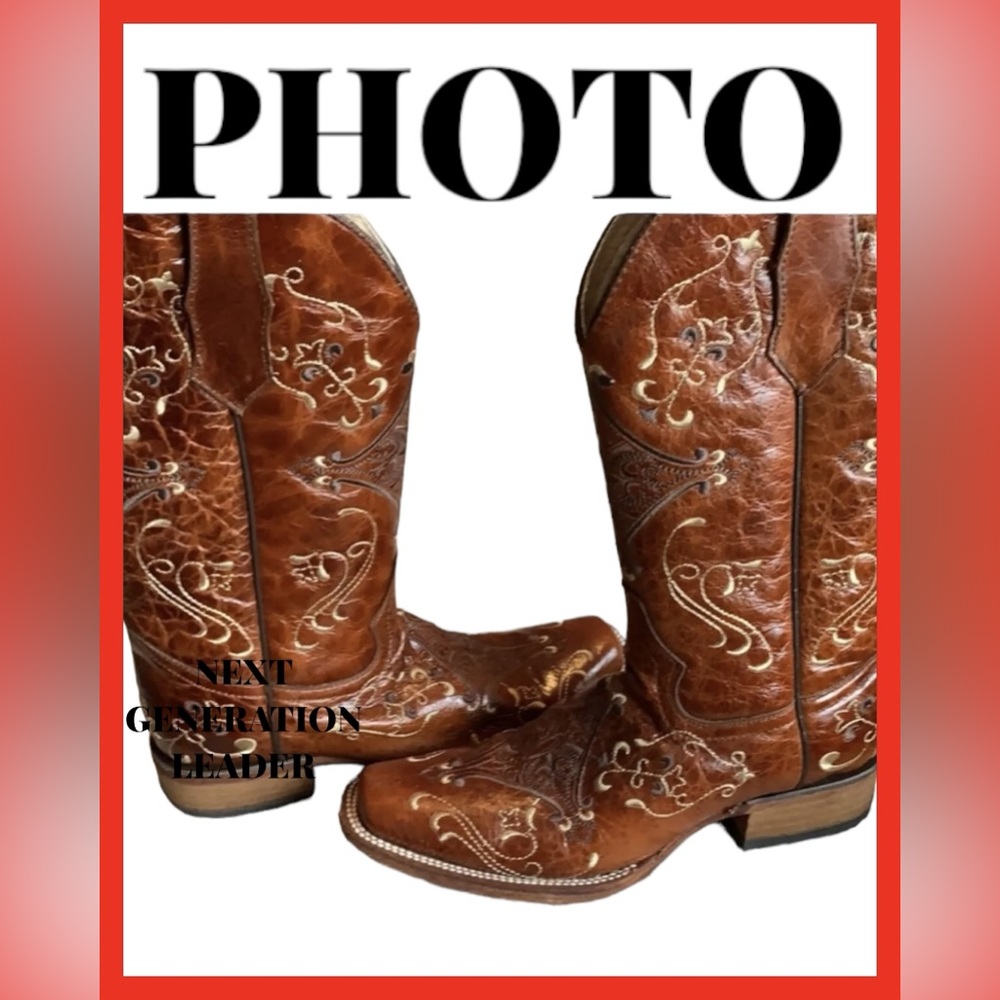 Circle G Womens Beautiful Western Boots Size 11M